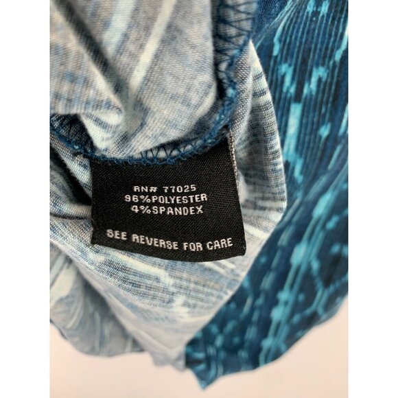 Serena Williams Signature Statement Womens S Blue Patterned Tank Top - Picture 5 of 5